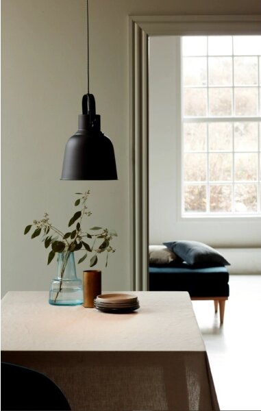 Nordlux - Lampadario a sospensione con filo ADRIAN 1xE27/40W/230V diametro 25 cm antracite