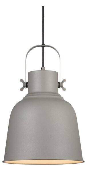Nordlux - Lampadario a sospensione con filo ADRIAN 1xE27/25W/230V diametro 25 cm grigio