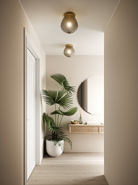 Nordlux - Plafoniera ORBIFORM 1xE27/40W/230V oro