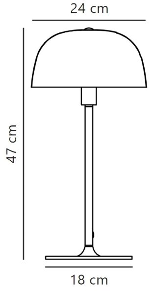 Nordlux - Lampada da tavolo CERA 1xE14/40W/230V oro