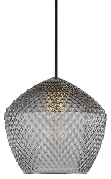 Nordlux - Lampadario a sospensione con filo ORBIFORM 1xE27/40W/230V nero/grigio