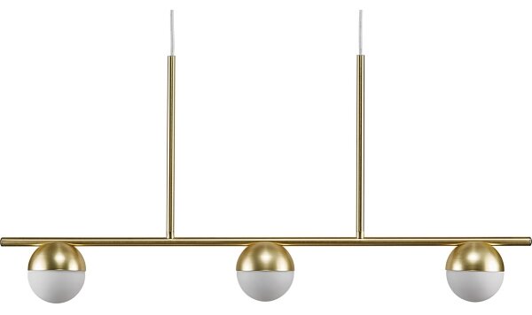 Nordlux - Lampadario a sospensione con filo CONTINA 3xG9/5W/230V ottone