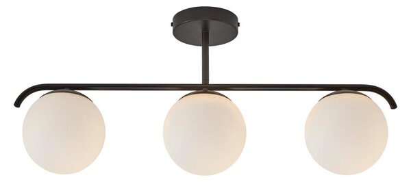 Nordlux - Lampadario a sospensione con supporto rigido GRANT 3xE14/25W/230V nero