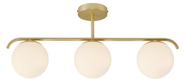 Nordlux - Lampadario a sospensione con supporto rigido GRANT 3xE14/25W/230V oro