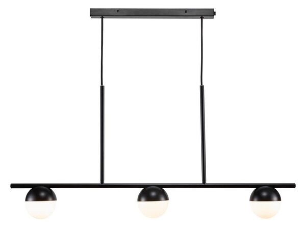 Nordlux - Lampadario a sospensione con filo CONTINA 3xG9/5W/230V nero
