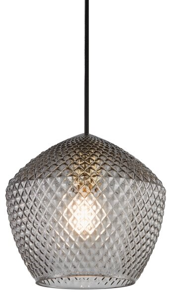 Nordlux - Lampadario a sospensione con filo ORBIFORM 1xE27/40W/230V nero/grigio