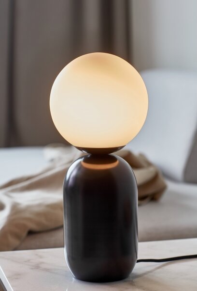 Nordlux - Lampada da tavolo NOTTI 1xE14/25W/230V nero