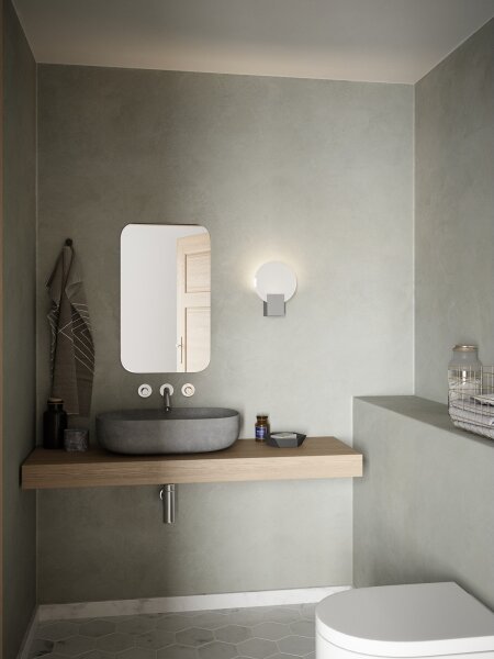 Nordlux - Lampada da parete dimmerabile per bagno HESTER LED/9,5W/230V bianco
