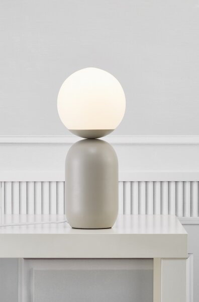 Nordlux - Lampada da tavolo NOTTI 1xE14/25W/230V grigio