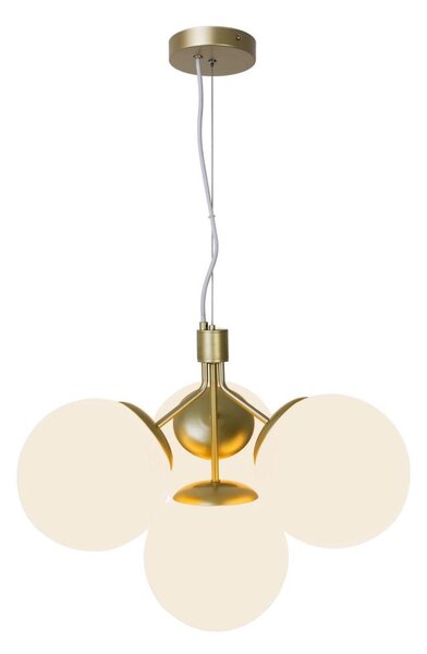Nordlux - Lampadario a sospensione con filo IVONA 4xE27/28W/230V oro