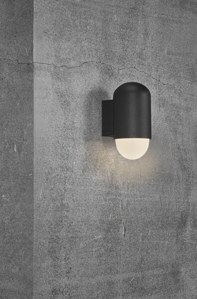 Nordlux - Applique da esterno HEKA 1xE27/60W/230V IP54 nero