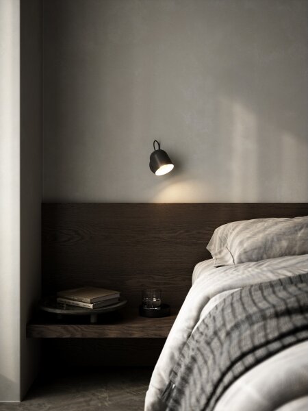 DFTP by Nordlux - Faretto da parete ANGLE 1xGU10/25W/230V nero