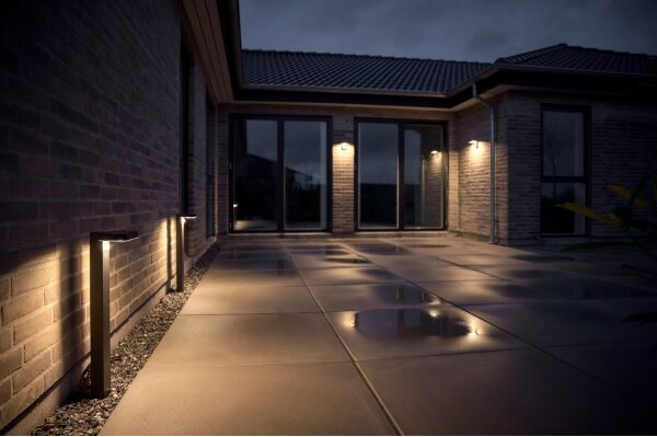 Nordlux - Lampada solare da parete LED con sensore RICA LED/5W/3,7V IP44