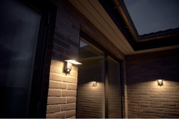 Nordlux - Lampada solare da parete LED con sensore RICA LED/5W/3,7V IP44