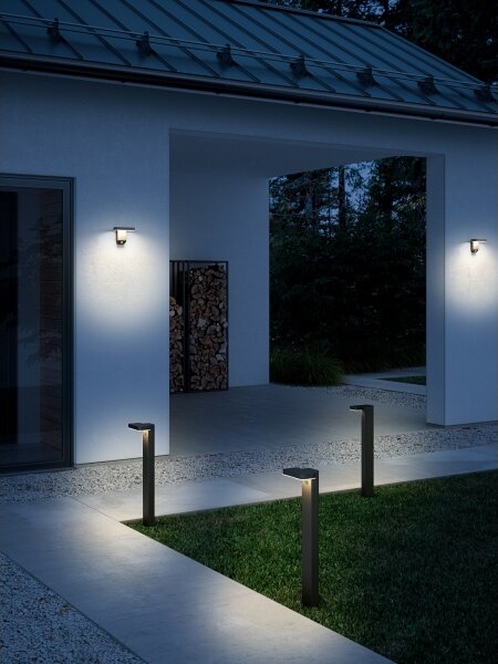Nordlux - Lampada solare da parete LED con sensore RICA LED/5W/3,7V IP44
