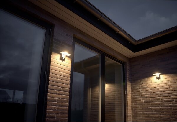 Nordlux - Lampada solare da parete LED con sensore RICA LED/5W/3,7V IP44