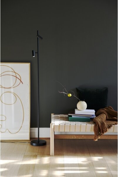 Nordlux - Lampada da terra dimmerabile a LED OMARI 2xLED/3,2W/230V nero