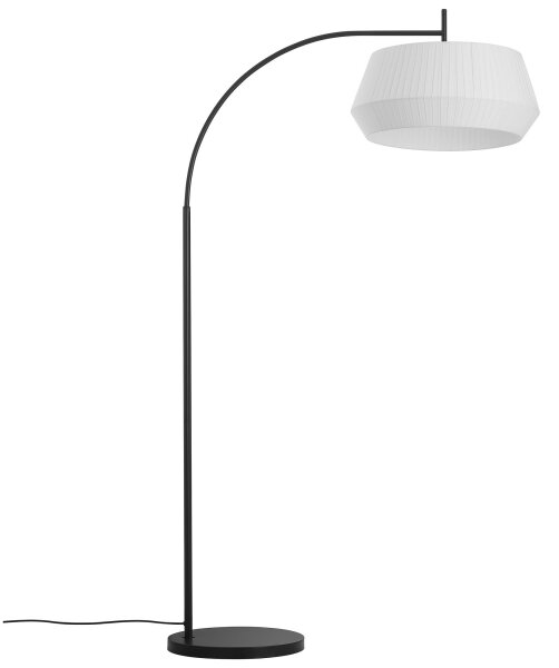 Nordlux - Lampada con piedistallo DICTE 1xE27/60W/230V nero/bianco