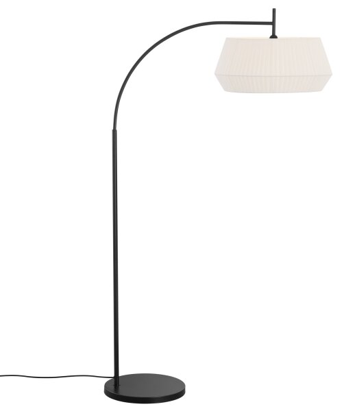 Nordlux - Lampada con piedistallo DICTE 1xE27/60W/230V nero/bianco