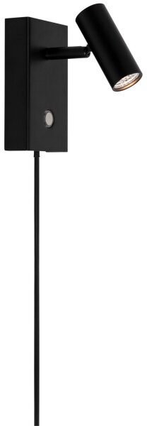 Nordlux - Faretto da parete dimmerabile OMARI LED/3,2W/230V nero