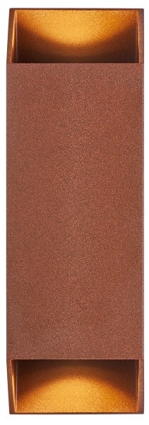 Nordlux - Applique da esterno NICO 2xGU10/35W/230V IP54 marrone