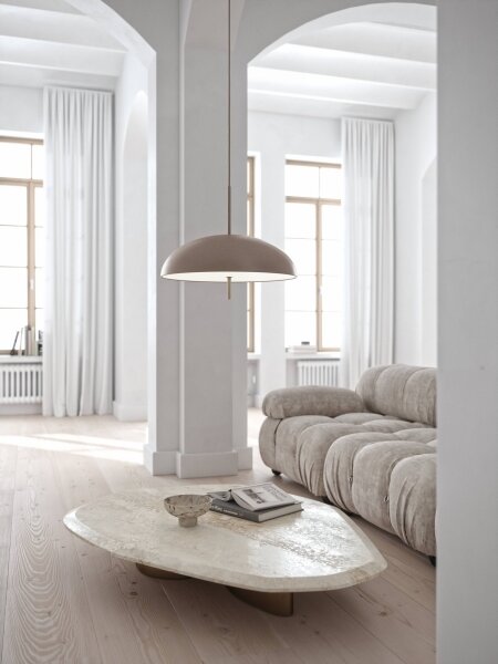 DFTP by Nordlux - Lampadario a sospensione con filo VERSALE 2xE27/15W/230V marrone