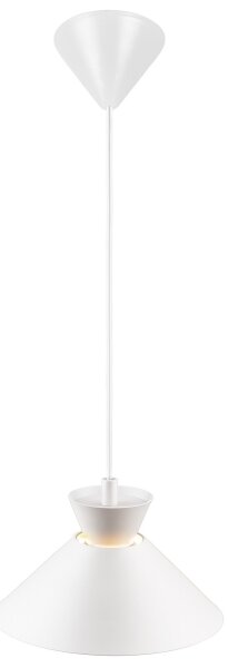 Nordlux - Lampadario a sospensione con filo DIAL 1xE27/40W/230V diametro 25 cm bianco