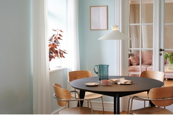 Nordlux - Lampadario a sospensione con filo DIAL 1xE27/40W/230V diametro 45 cm bianco
