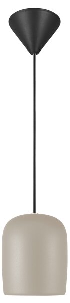 Nordlux - Lampadario a sospensione con filo NOTTI 1xE27/25W/230V grigio
