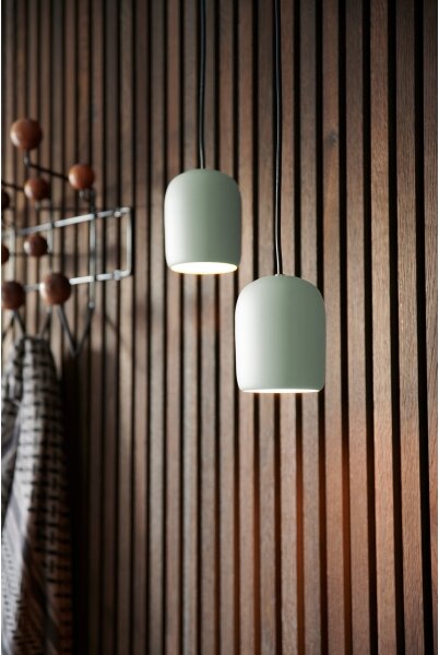 Nordlux - Lampadario a sospensione con filo NOTTI 1xE27/25W/230V verde