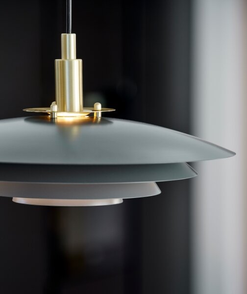 Nordlux - Lampadario a sospensione con filo BRETAGNE 1xG9/25W/230V antracite