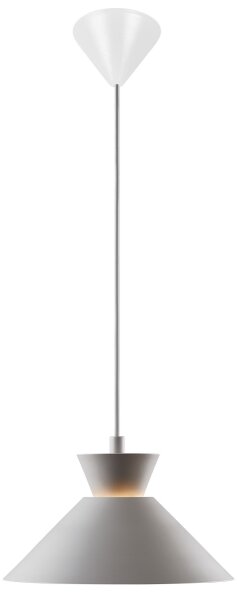 Nordlux - Lampadario a sospensione con filo DIAL 1xE27/40W/230V grigio