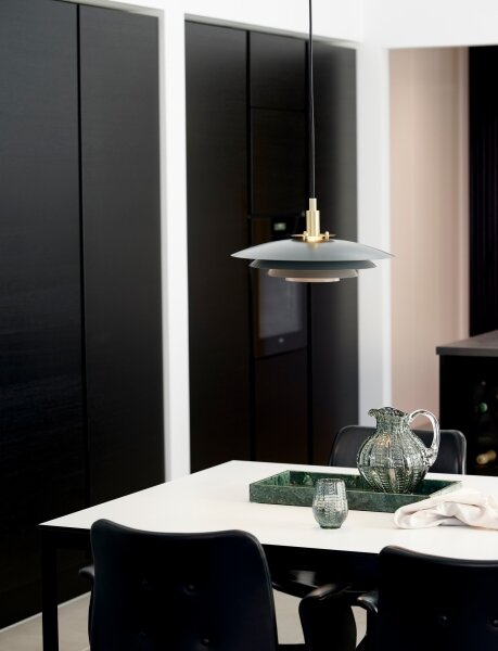 Nordlux - Lampadario a sospensione con filo BRETAGNE 1xG9/25W/230V antracite