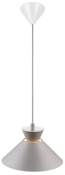 Nordlux - Lampadario a sospensione con filo DIAL 1xE27/40W/230V grigio