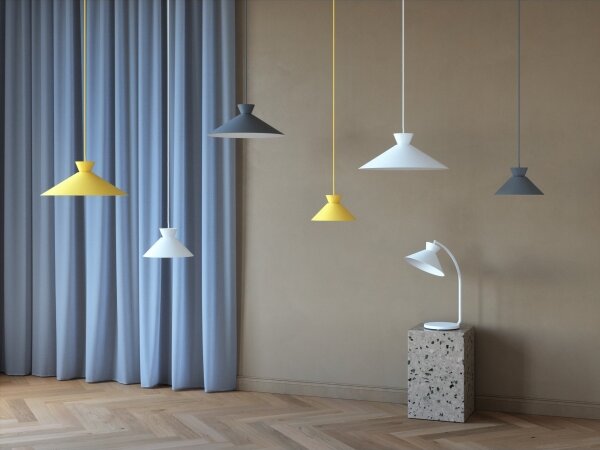 Nordlux - Lampadario a sospensione con filo DIAL 1xE27/40W/230V diametro 45 cm nero