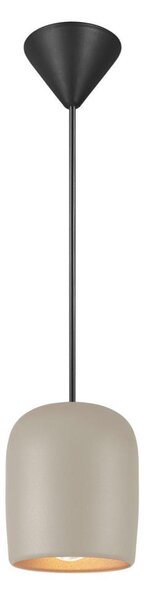 Nordlux - Lampadario a sospensione con filo NOTTI 1xE27/25W/230V grigio