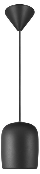 Nordlux - Lampadario a sospensione con filo NOTTI 1xE27/25W/230V nero