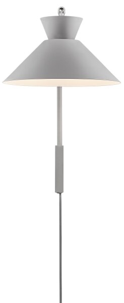Nordlux - Applique DIAL 1xE27/40W/230V grigio