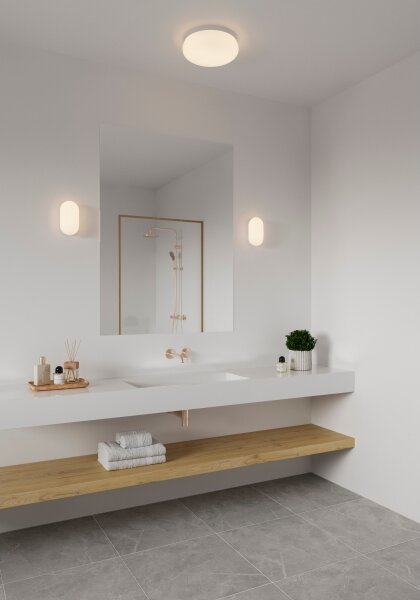 Nordlux - Applique da bagno FOAM 1xE27/55W/230V IP44 bianco