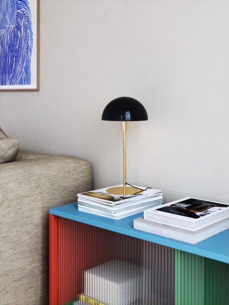 Nordlux - Lampada da tavolo ELLEN 1xE14/40W/230V oro/nero
