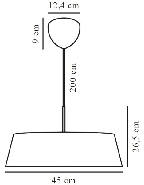 Nordlux - Lampadario a sospensione con filo CLASI 3xE14/15W/230V diametro 45 cm