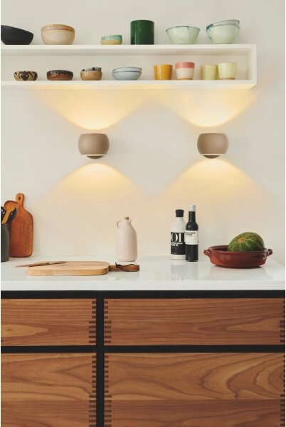 Nordlux - Faretto da parete orientabile BELIR 1xG9/5W/230V beige