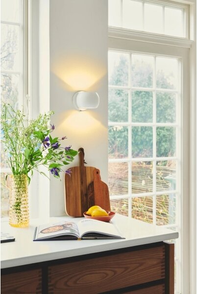 Nordlux - Faretto da parete orientabile BELIR 1xG9/5W/230V bianco