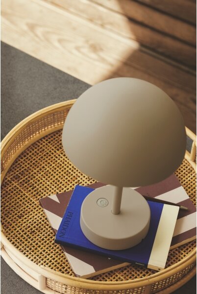 Nordlux - Lampada da tavolo LED ricaricabile e dimmerabile ELLEN LED/2,8W/3,7V IP44 beige
