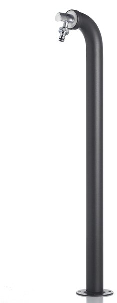 Fontana da Giardino a colonna forma di Periscopio Acciaio Design Moderno Belfer Dimensioni 11x18xh 80 cm - peso 3,2 kg design, colore Antracite