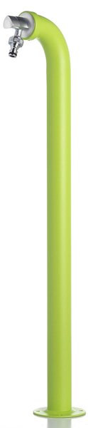 Fontana da Giardino a colonna forma di Periscopio Acciaio Design Moderno Belfer Dimensioni 11x18xh 80 cm - peso 3,2 kg design, colore Verde Acido