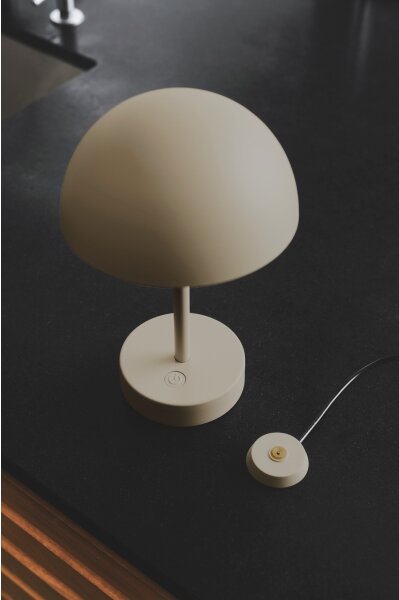 Nordlux - Lampada da tavolo LED ricaricabile e dimmerabile ELLEN LED/2,8W/3,7V IP44 beige