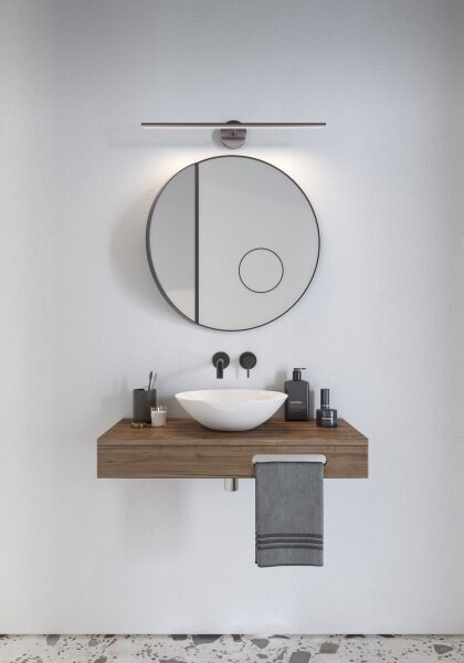 Nordlux LED illuminazione specchio bagno IP44 LED 7,2W 230V 60 cm cromo opaco