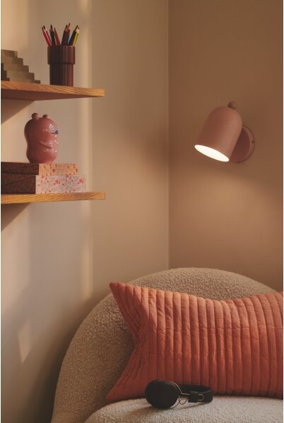 Nordlux - Faretto da parete GASTON 1xE27/15W/230V rosa