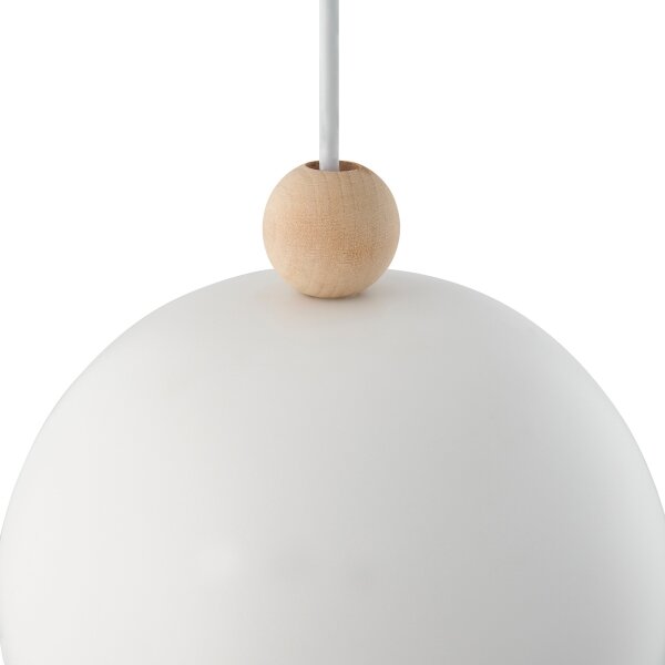 Nordlux - Lampadario a sospensione con filo GASTON 1xE27/40W/230V bianco
